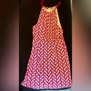 Banana Republic Pink Geometric Dress